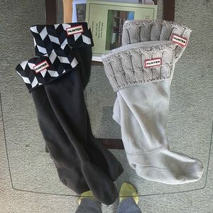 hunter boots socks